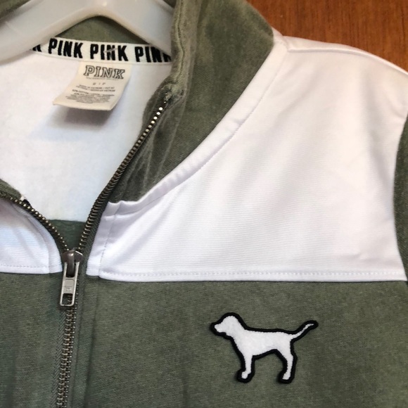PINK Victoria’s Secret Pullover 1/2 Zip! 😍 - Picture 3 of 8